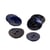 Bouton nacre paillettes bleu marine