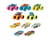 Coffret 10 Véhicules Phosphorescent - Hot Wheels