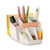 Pot à crayons multi-compartiments Beige TerraNova - CEP