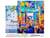 Peinture par Numéro Figured'Art avec Cadre - Tokyo Harajuku - Kit de Loisir Créatif DIY Numéro d'Art Complet - 40x50cm toile tendue sur châssis