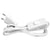 Cordon avec interrupteur pour luminaire 1,2m - Blanc