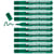 Lot de 10 marqueurs permanents EDDING 2000C - Pointe ronde 1,5-3 mm - Corps aluminium - Vert
