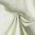Tissu Popeline de Coton légère Fleur vert d'eau et jaune pastel sur fond Blanc cassé