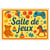 Plaque de porte métal salle de jeux