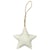 Suspension de Noel en coton Etoile 8x2 cm