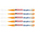 Lot de 5 marqueurs peinture acrylique pointe fine - EDDING - Jaune soleil - 1-2 mm