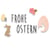 Gabarit de découpe pour machine Sizzix - Thinlits Frohe Ostern (Joyeuses Pâques)