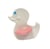Canard rose anneau de dentition - Lanco Toys