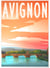 Affiche ville Avignon | A3 : 29,7x42cm