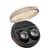 Ecouteurs Bluetooth Invisibles Confortables Anti-Bruit Pour Un Sommeil Paisible Noir YONIS