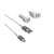 Greene Kit chargeur rapide USB voiture et secteur avec câble MFi 1.3 m Blanc