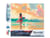Diamond Painting Broderie Diamant Figured’Art 40x50cm toile entière roulée avec diamants carrés - Surfeuse à l'aube