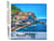 Peinture par Numéro Figured'Art Village des Cinq Terres - Activité Manuelle Kit de Loisir Créatif DIY Numéro d'Art Complet - 40x50cm sans châssis en bois