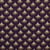 Tissu Velours milleraies Éventail brillant doré sur fond Violet