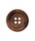 Carte de 4 boutons de chemise chiné 4 trous 15mm - Prym Marron