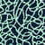 Tissu Viscose Twill Abstrait Vert sur fond Bleu marine