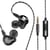 Casque Sport HiFi Intra-Auriculaire Quad-Core Son HD Ergonomique Confortable Noir YONIS