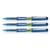 Lot de 3 Stylos roller encre liquide Pilot Greenball 7 pointe moyenne bleu
