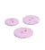 Bouton rond bouteilles recyclées 2 trous violet lavande