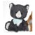 Chamallow medium les amis chat - Kaloo - Marron