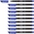 Lot de 10 stylos-feutres permanents pointe fine 0,7 mm STABILO OHPen bleu