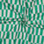 Tissu Popeline de Coton Bio Jennifer Bouron carreaux Vert sur fond Naturel
