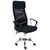 Chaise de Bureau Noire Réglable Pivotante Inclinable Style Moderne