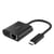 Belkin Adaptateur Réseau USB-C vers Ethernet Gigabit Power Delivery 100W Noir