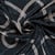 Tissu Satin imprimé Relief léopard sur fond Bleu marine