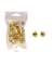 Grelots laiton 16 mm - sachet de 12 - coloris or ou argent or