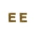 Lettres en cire - E - , or, 9mm, 2 pces