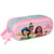 Trousse Princesse Disney Rose 3D 21 CM - 2 compartiments