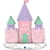 Ballon Aluminium Hélium Géant - Château Magique 74 cm