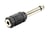 Plugger, adaptateur simple fiche Mini Jack femelle mono 3,5mm vers fiche Jack mâle mono 6,35mm.