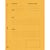 Paquet de 25 dossiers de plaidoirie Pour/Contre carte lustrée 25x32cm - Jaune - x 5 - Exacompta