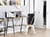 Bureau Panneau de particules Marron/noir HASTINGS - Beliani