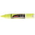 Lot de 6 marqueurs craie - UNI-BALL - Pointe biseautée large 8mm - Jaune Fluo