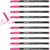 Lot de 10 feutres de coloriage pointe fine 1 mm - EDDING - Rose fluorescent - 1200