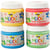 Muck Peinture au doigt, bleu, vert, rouge, jaune, 4x150 ml/ 1 Pq.
