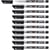 Lot de 10 stylos feutres permanents - STABILO - Write-4-all - Pointe fine 0,7 mm - Noir
