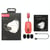 Microphone Sans Fil Portable Pratique Avec Son Clair Et Puissant pour masque Rouge YONIS
