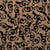 Tissu Tulle souple Arabesques velours sur fond Beige