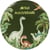 8 Assiettes Dinosaures Vert   Joyeux Anniversaire