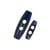 Buchette polyester 2 trous 40mm marine
