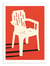 Affiche 50 x 70 cm -  Monobloc plastic chair - Rosi Feist