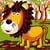 LUC - Kit canevas Soudan Léo le lion 25x25 cm