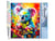 Peinture par Numéro Figured'Art - Koala Coloré Abstrait - Kit de Loisir Créatif DIY Numéro d'Art Complet - 40x50cm sans châssis en bois