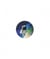 Bouton Astronaute polyester à queue 18mm - Prym Terre Bleu