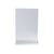 Porte-visuel vertical pied aluminium A5 - Cristal - x 5 - Exacompta