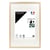 Cadre photo Milan brut 40x60 cm avec passe-partout